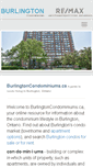Mobile Screenshot of burlingtoncondominiums.ca